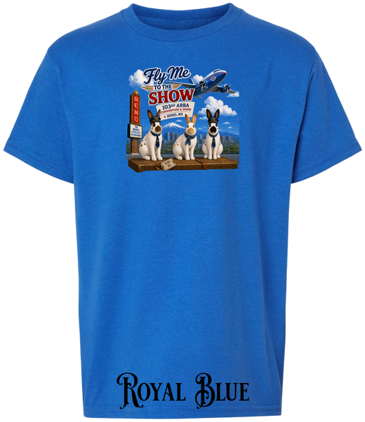 English Spot Fly Me to the Show YOUTH T-Shirt