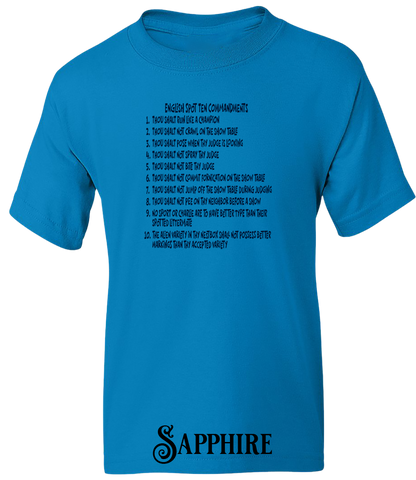 English Spot Commandments YOUTH T-Shirt