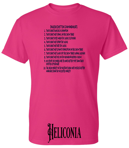 English Spot Commandments PLUS SIZE T-Shirt