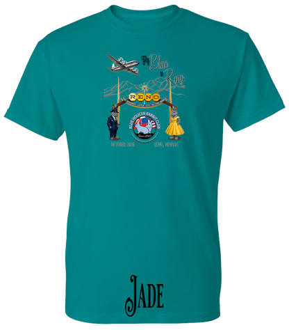 Blue Holicer Fly Blue to Reno PLUS SIZE T-Shirt