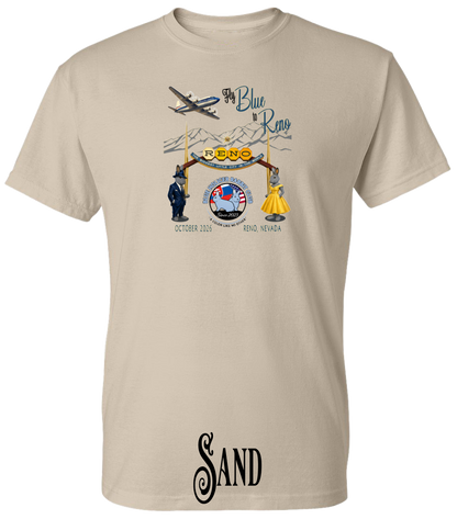 Blue Holicer Fly Blue to Reno PLUS SIZE T-Shirt