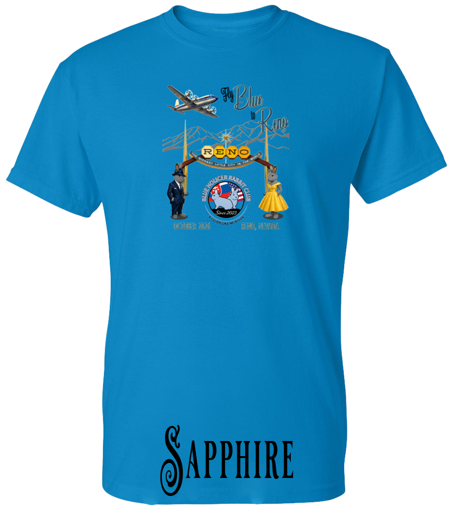 Blue Holicer Fly Blue to Reno PLUS SIZE T-Shirt