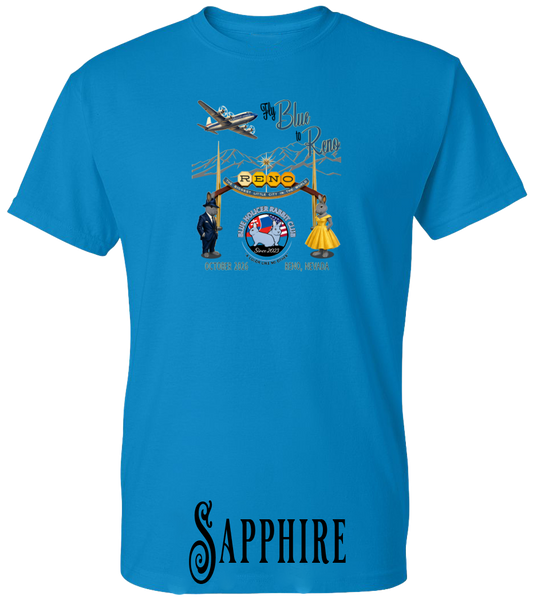 Blue Holicer Fly Blue to Reno PLUS SIZE T-Shirt