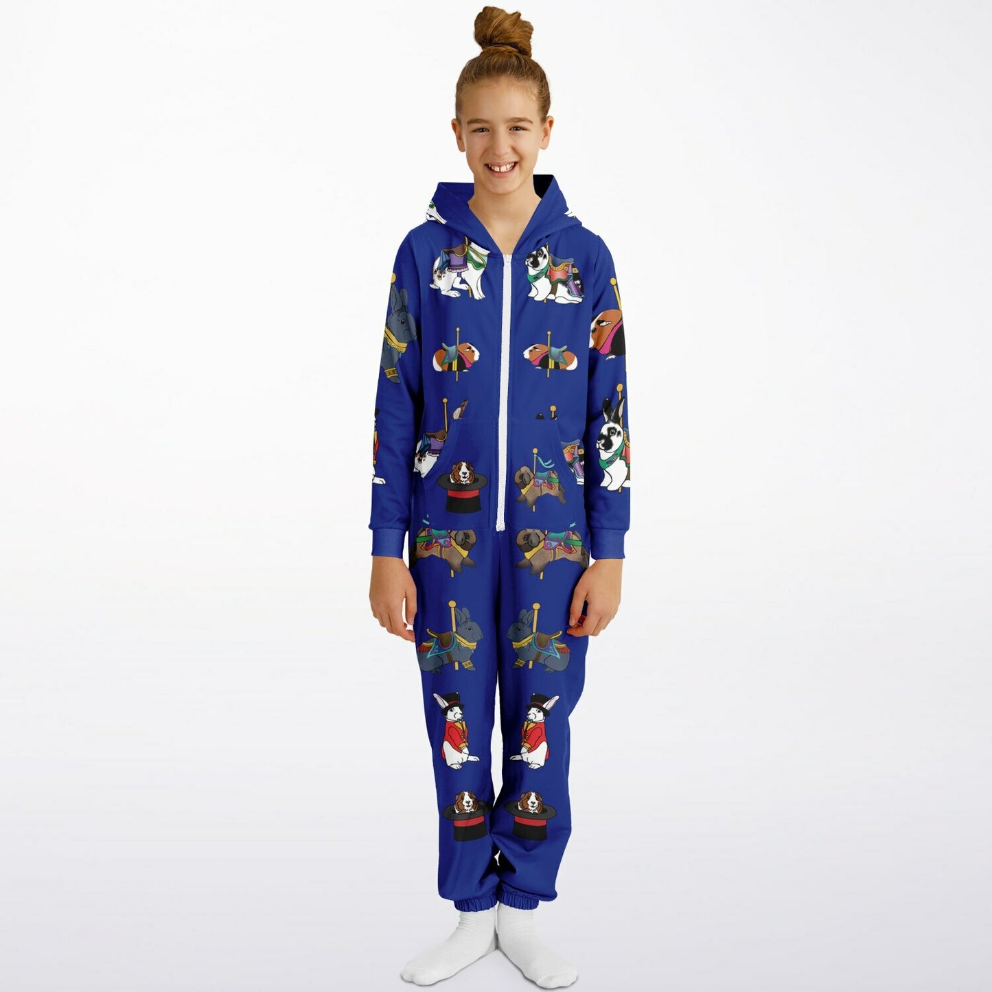 Youth Onesie Carousel Rabbits