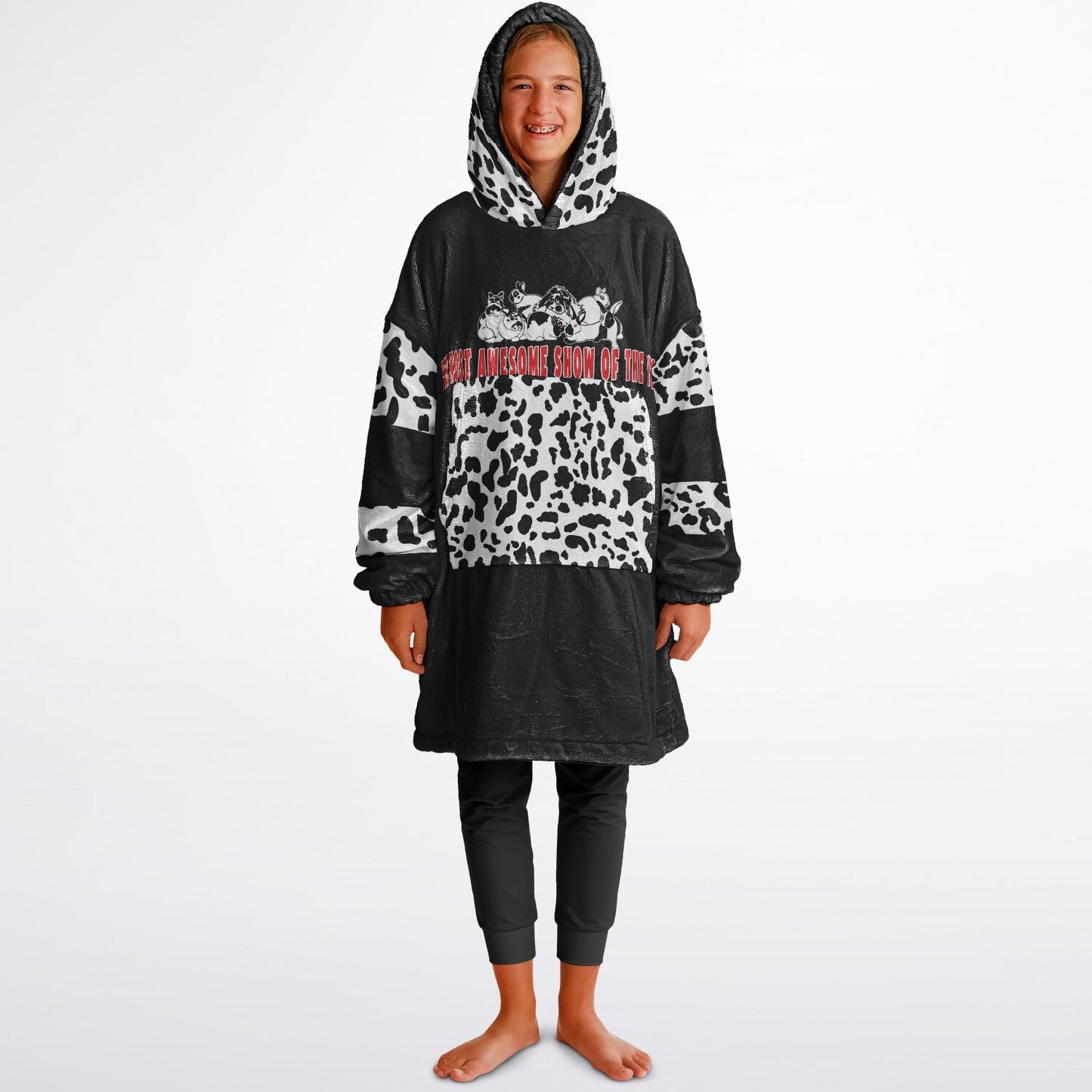 Reversible REALLY Big Hoodie YOUTH Black