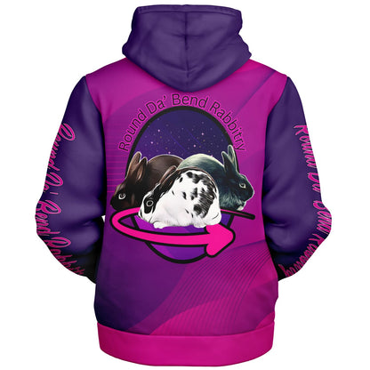 Zip Up Microfleece Jacket Round da Bend Rabbitry