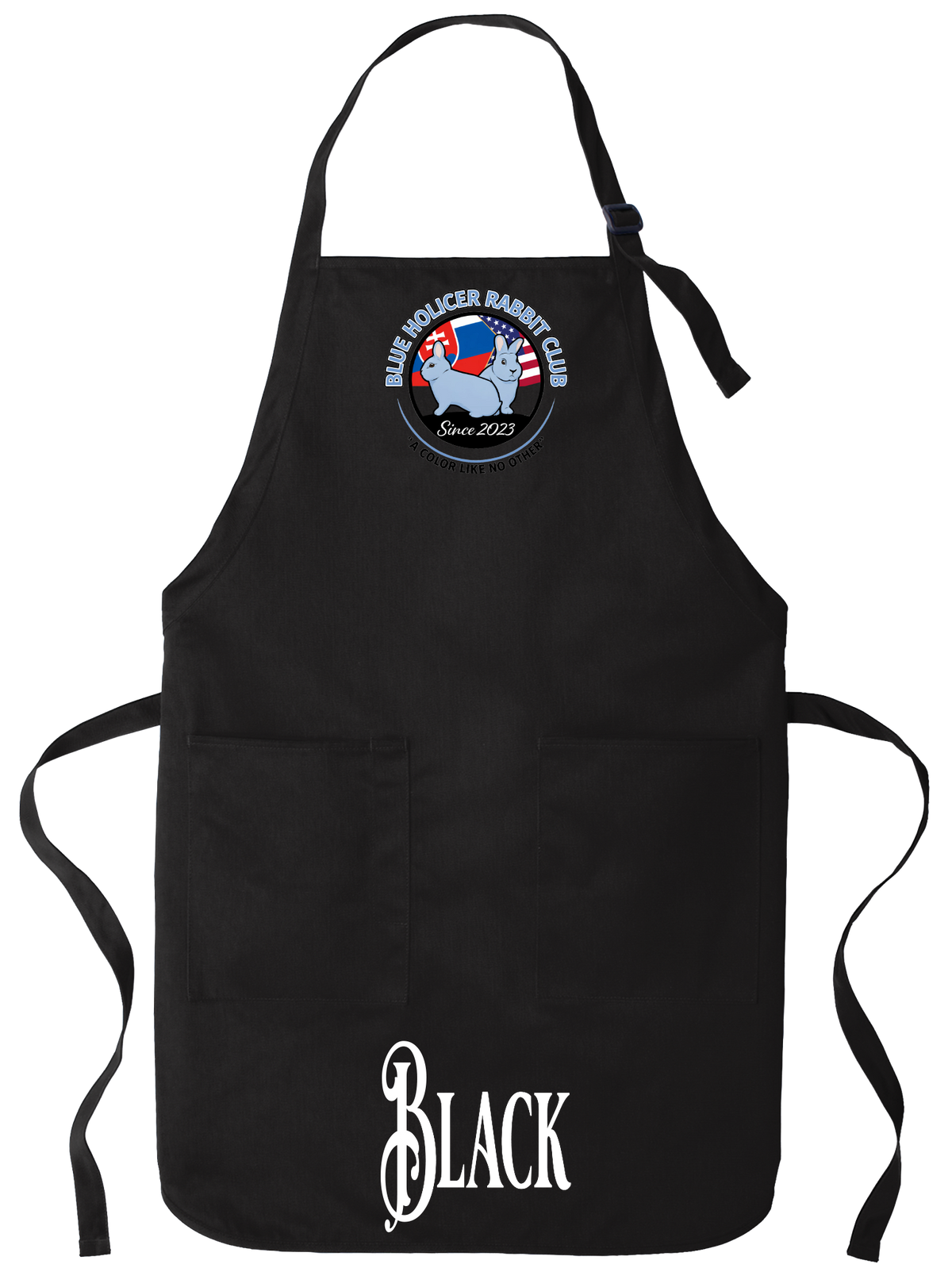 Blue Holicer Logo Apron