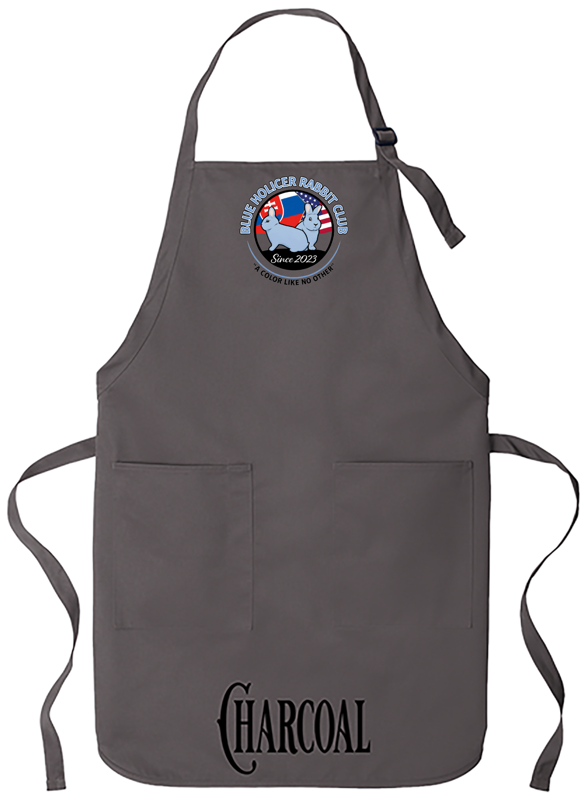 Blue Holicer Logo Apron