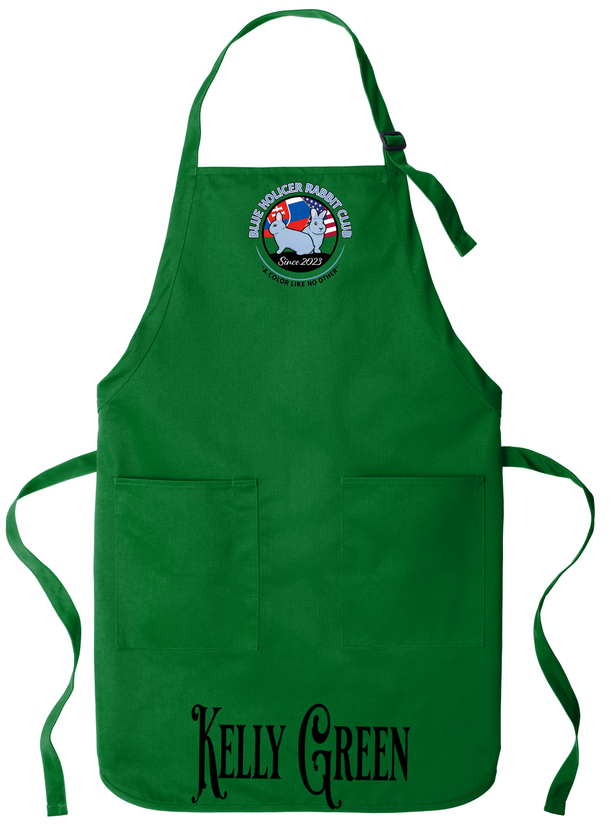 Blue Holicer Logo Apron