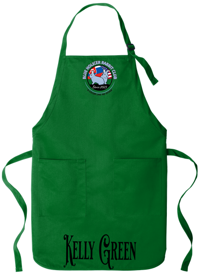 Blue Holicer Logo Apron