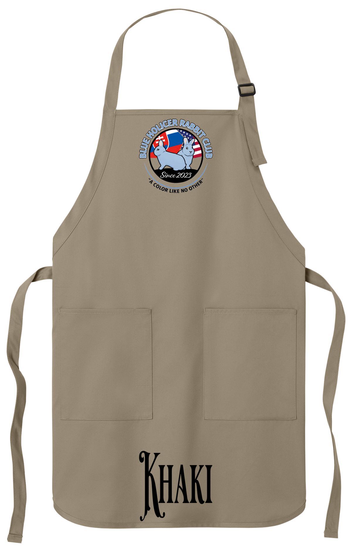 Blue Holicer Logo Apron