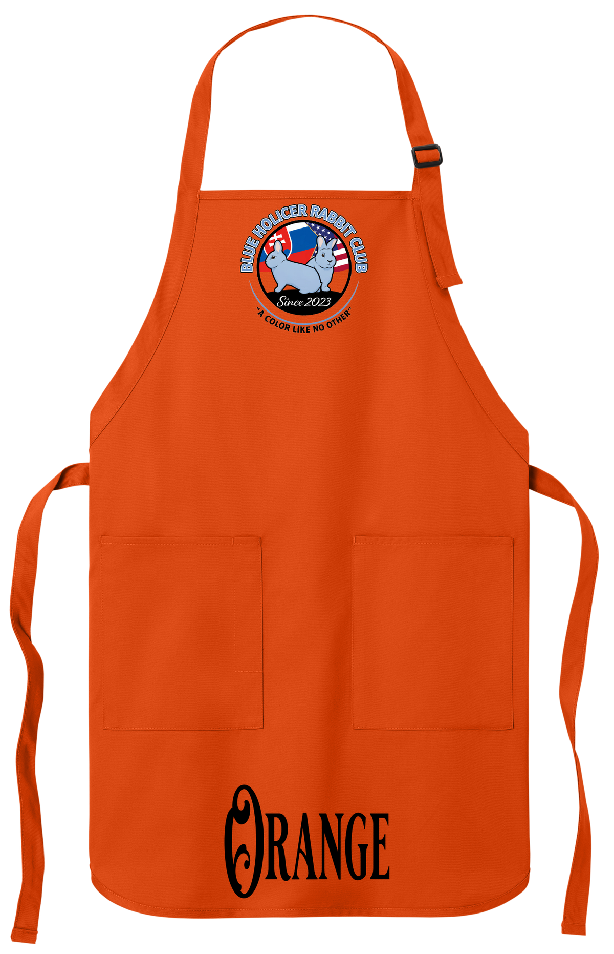 Blue Holicer Logo Apron