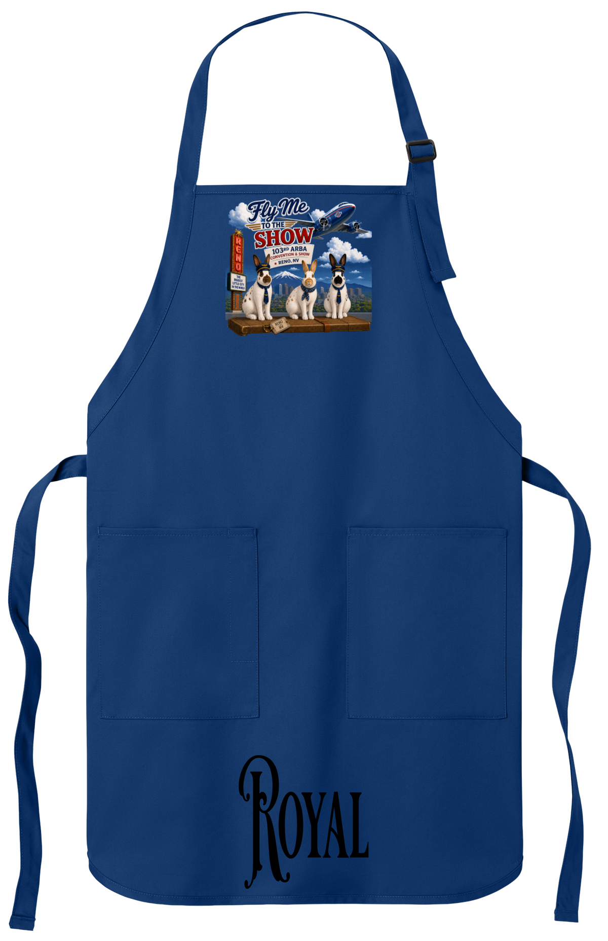 English Spot Fly Me to the Show Apron