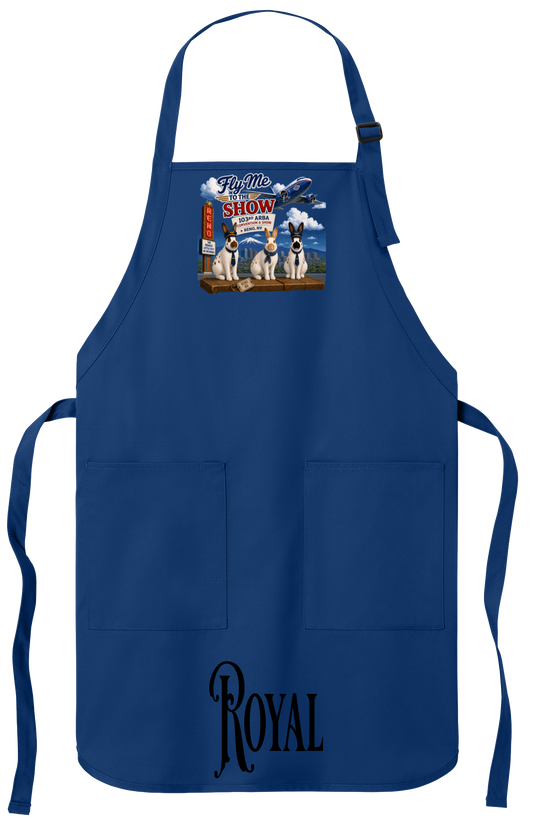 English Spot Fly Me to the Show Apron