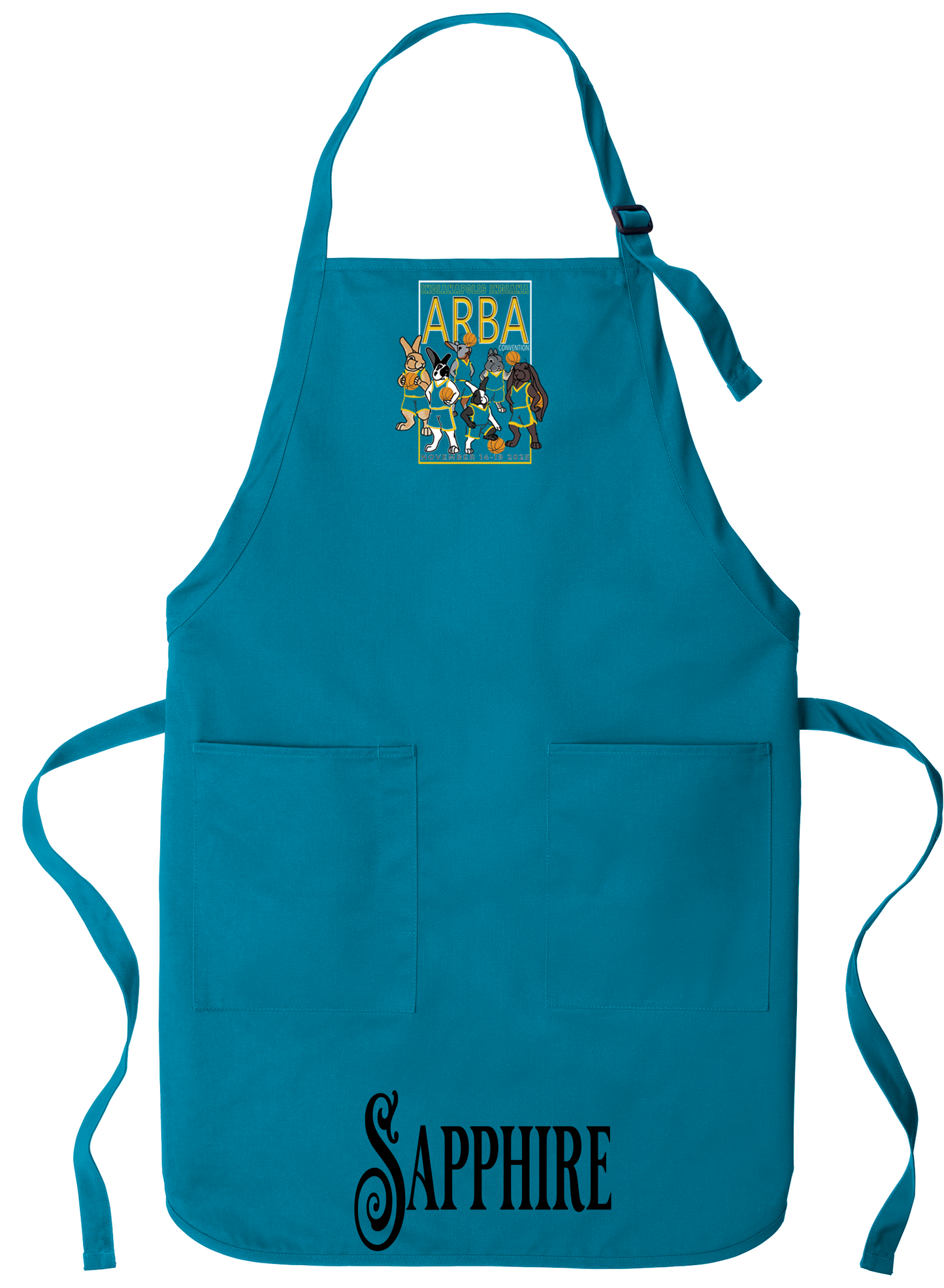 Hoops and Hares Apron