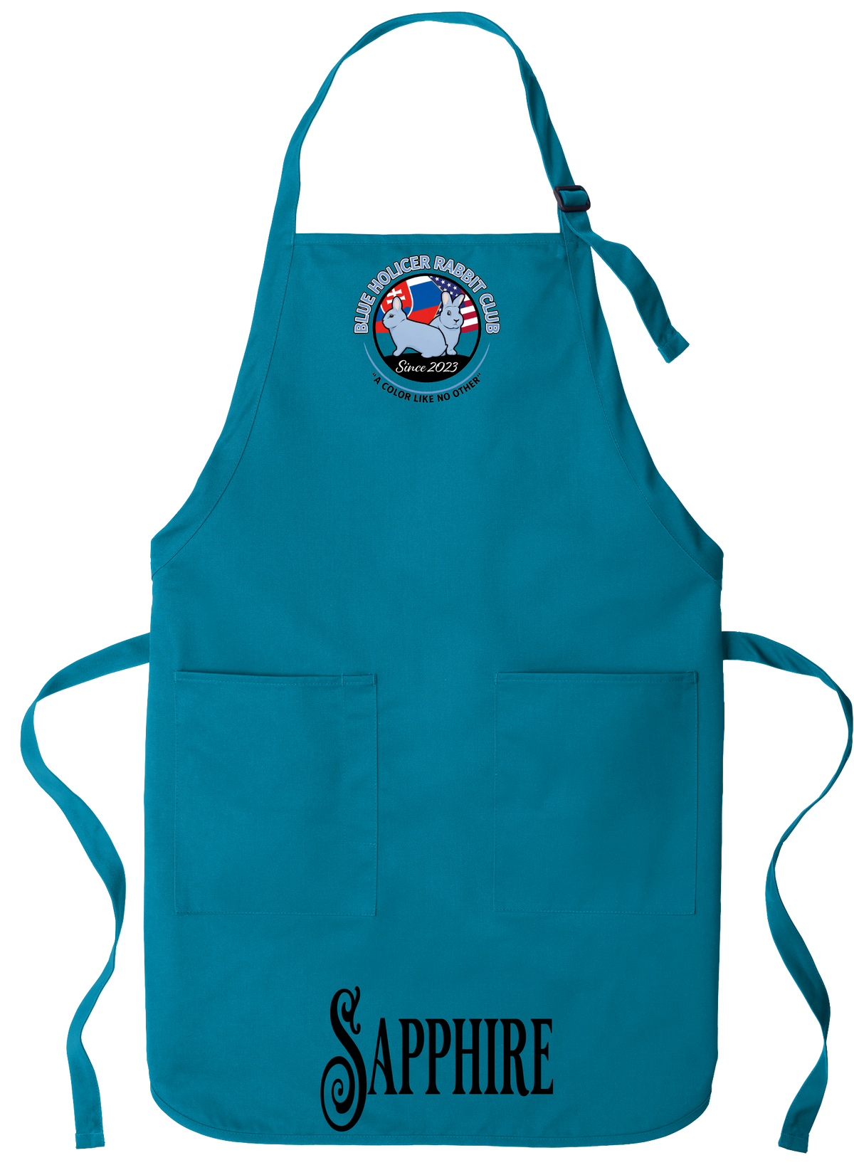 Blue Holicer Logo Apron