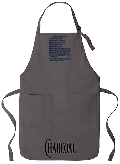 English Spot Commandments Apron