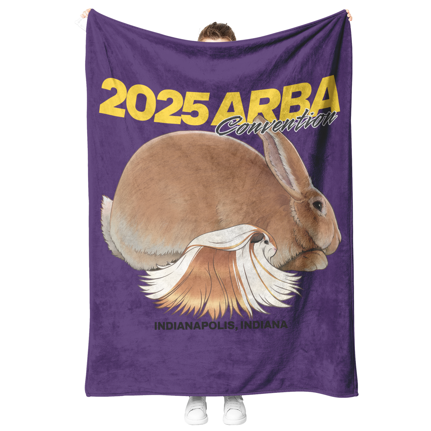 Breeders_Choice_Fleece_Blanket-PURPLE_V_Blanket_Model_Mockup.png