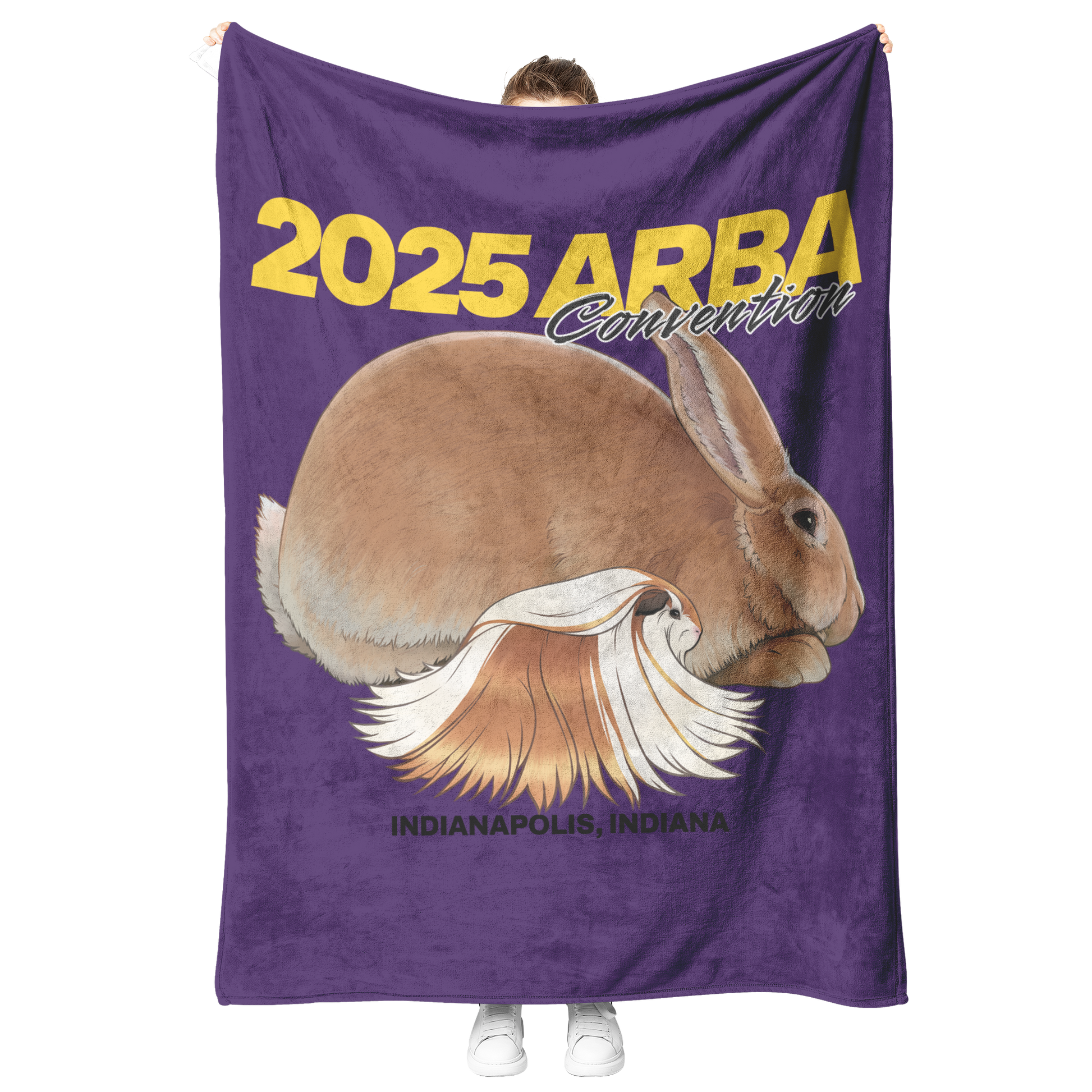 Breeders_Choice_Fleece_Blanket-PURPLE_V_Blanket_Model_Mockup.png
