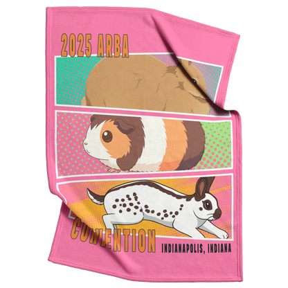 Comic_Book_Fleece_Blanket-PINK_V_Blanket_Top_Bottom_Folds_Mockup.png
