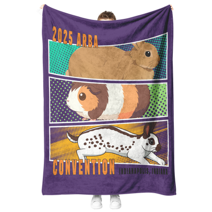 Comic_Book_Fleece_Blanket-PURPLE_V_Blanket_Model_Mockup.png