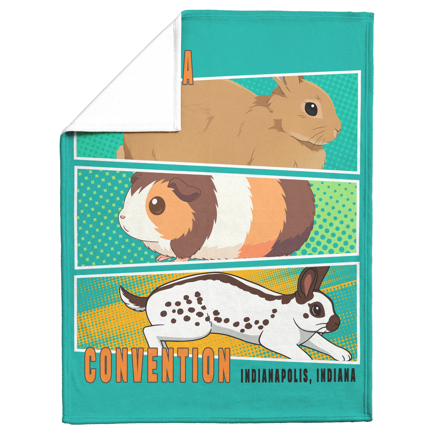 Comic_Book_Fleece_Blanket-TEAL_V_Blanket_Fold_Mockup.png