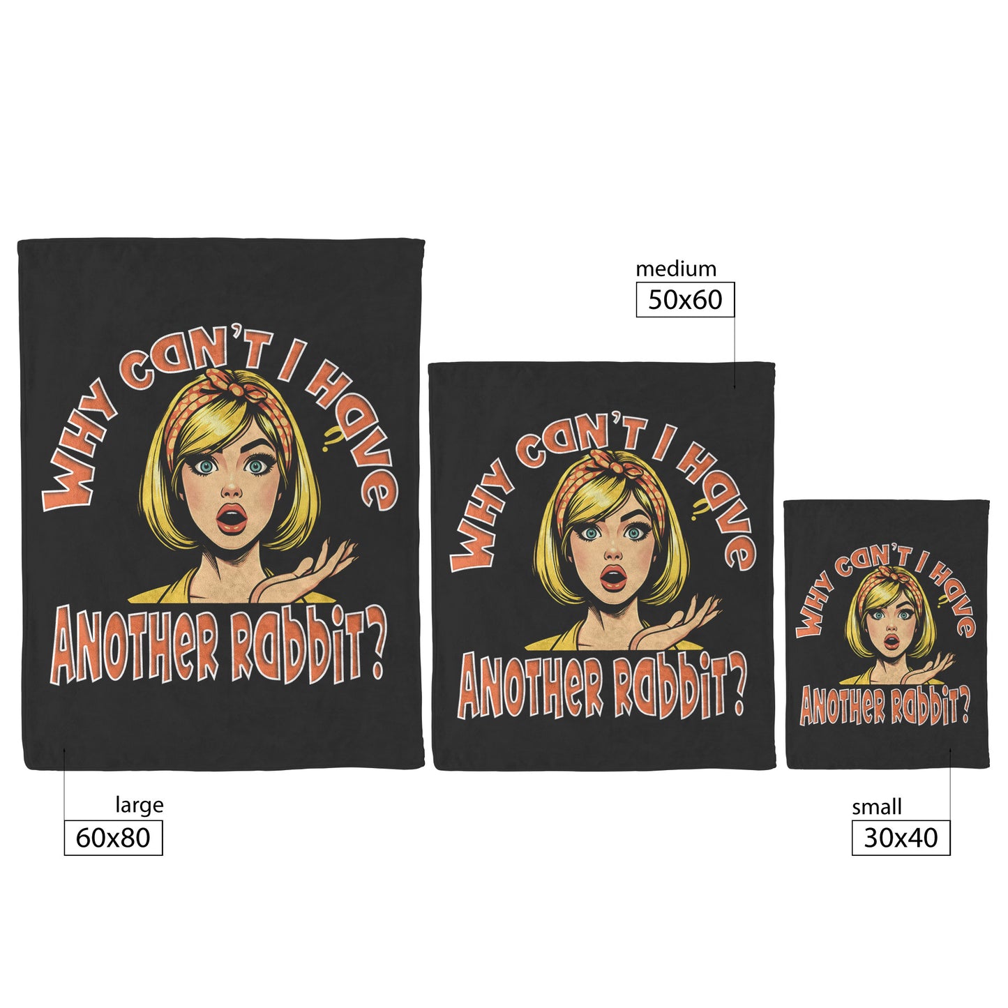 Fleece Blanket-Why Can't I