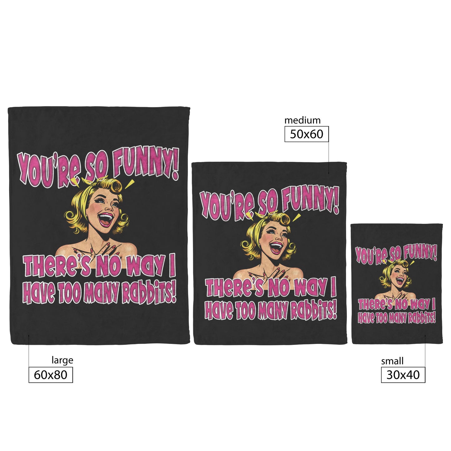 Fleece Blanket-You're So Funny