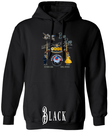 Blue Holicer Fly Blue to Reno PLUS SIZE Hoodie
