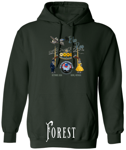 Blue Holicer Fly Blue to Reno PLUS SIZE Hoodie