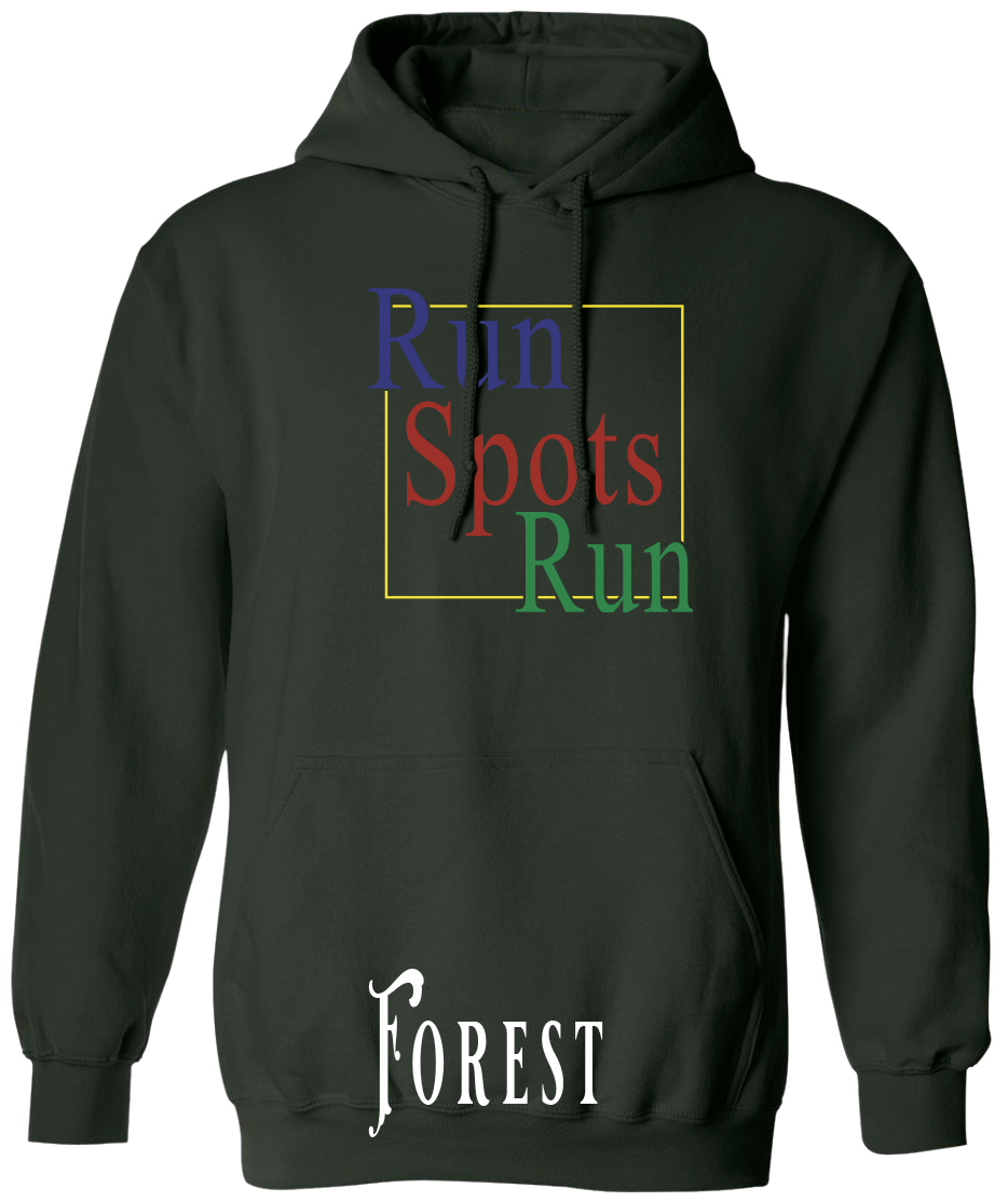 English Spot Run Spots Run PLUS SIZE Hoodie