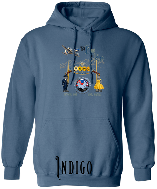 Blue Holicer Fly Blue to Reno PLUS SIZE Hoodie