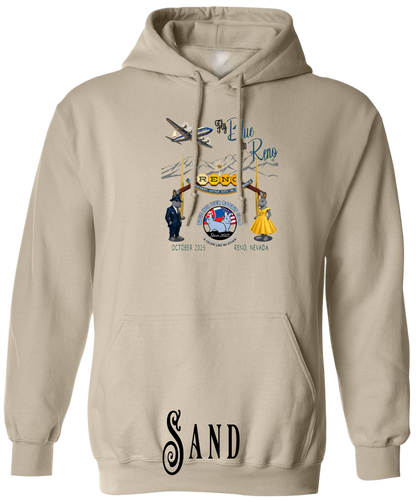 Blue Holicer Fly Blue to Reno PLUS SIZE Hoodie
