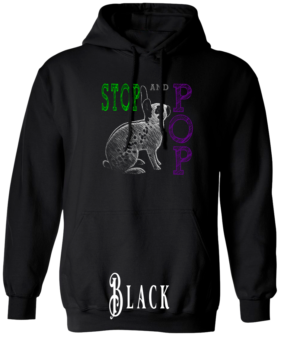 English Spot Stop and Pop PLUS SIZE Hoodie