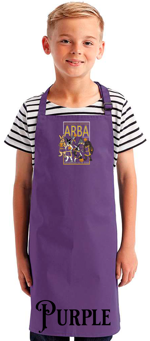 Hoops and Hares Apron YOUTH