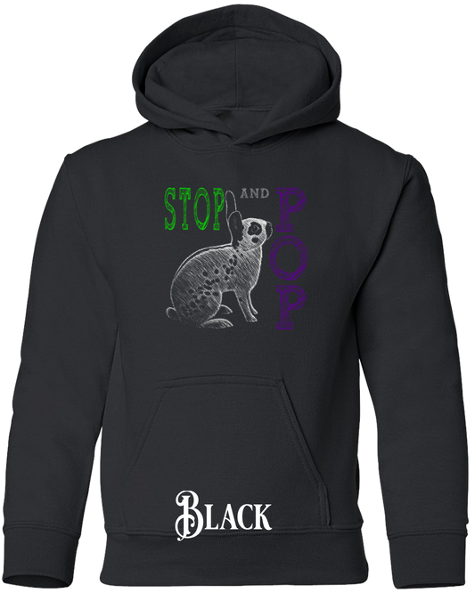 English Spot Stop and Pop YOUTH Hoodie