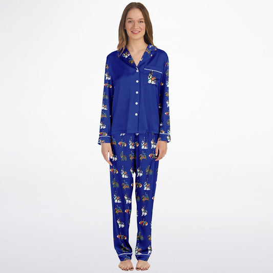 Women's Satin Pajamas-New Zealand