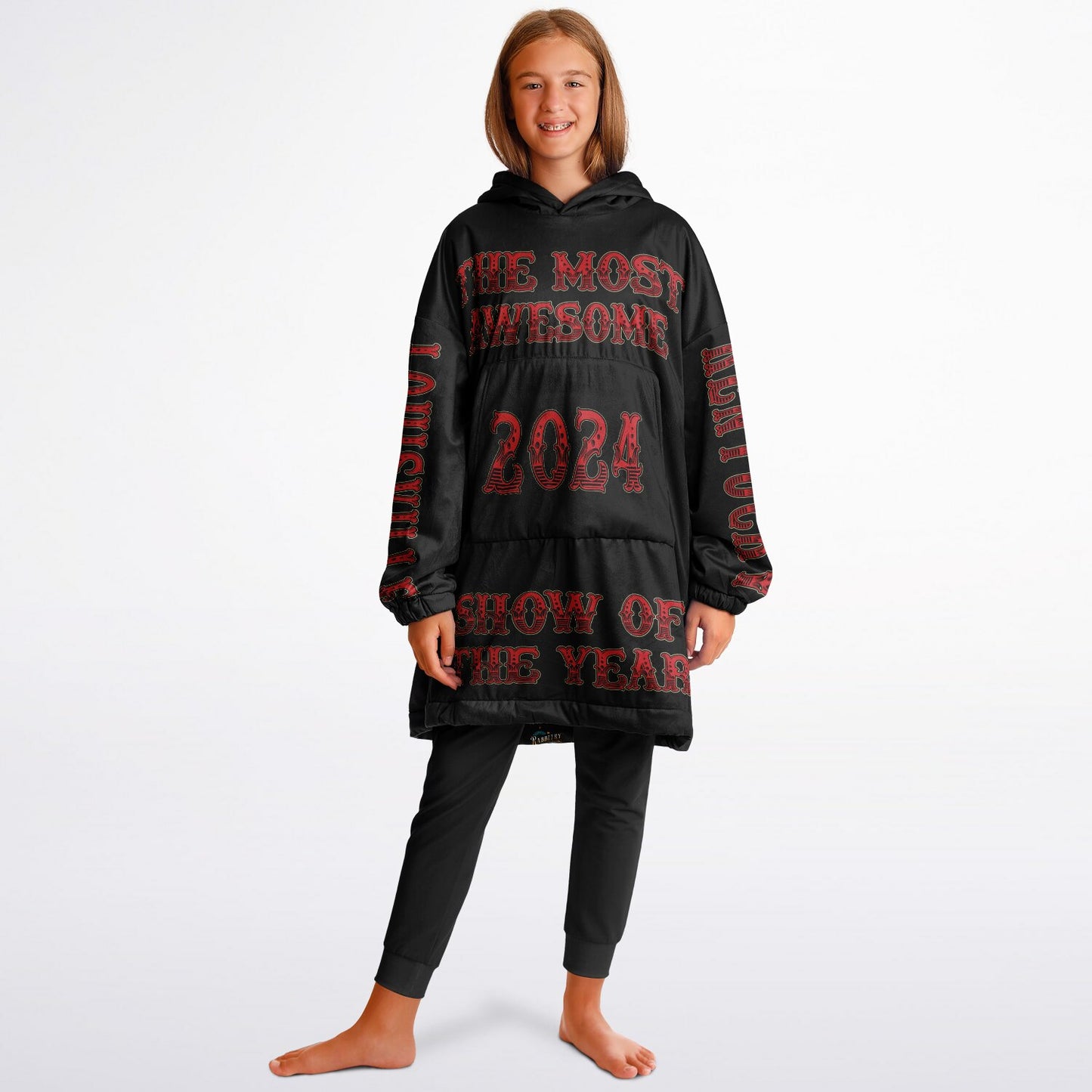 REALLY Big Hoodie YOUTH Black