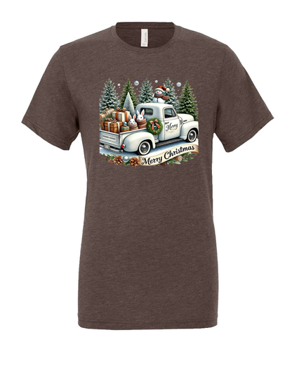 Short Sleeve T-Shirt-Winter Wonderland Design 2