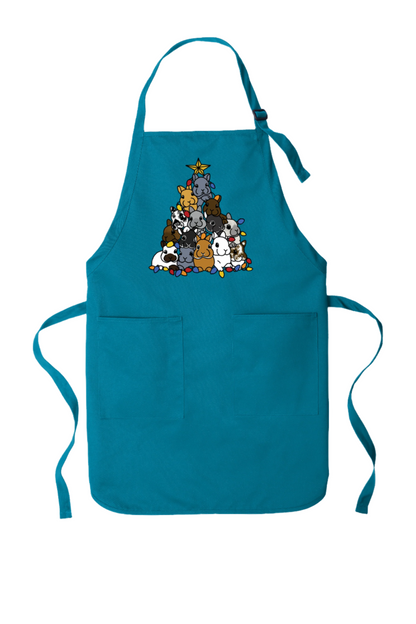 Apron-Holiday Bunny Tree