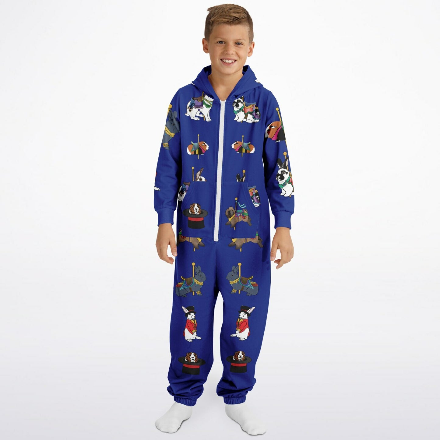 Youth Onesie Carousel Rabbits