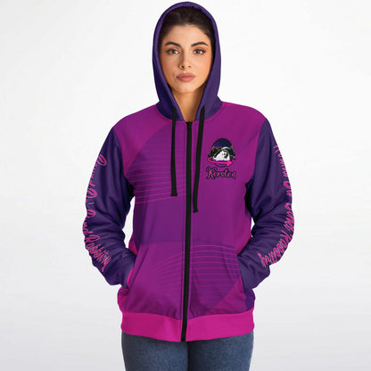 Zip Up Microfleece Jacket Round da Bend Rabbitry