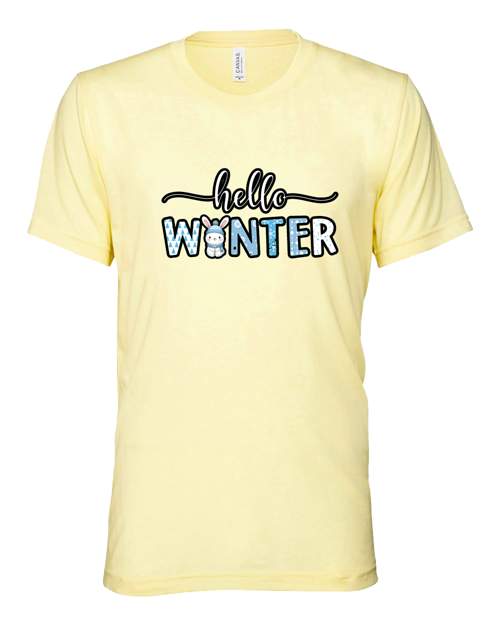 Short Sleeve T-Shirt-Hello Winter Design 2